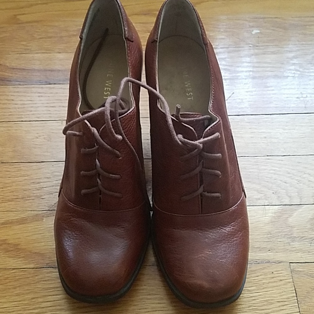 Nine West leather heels